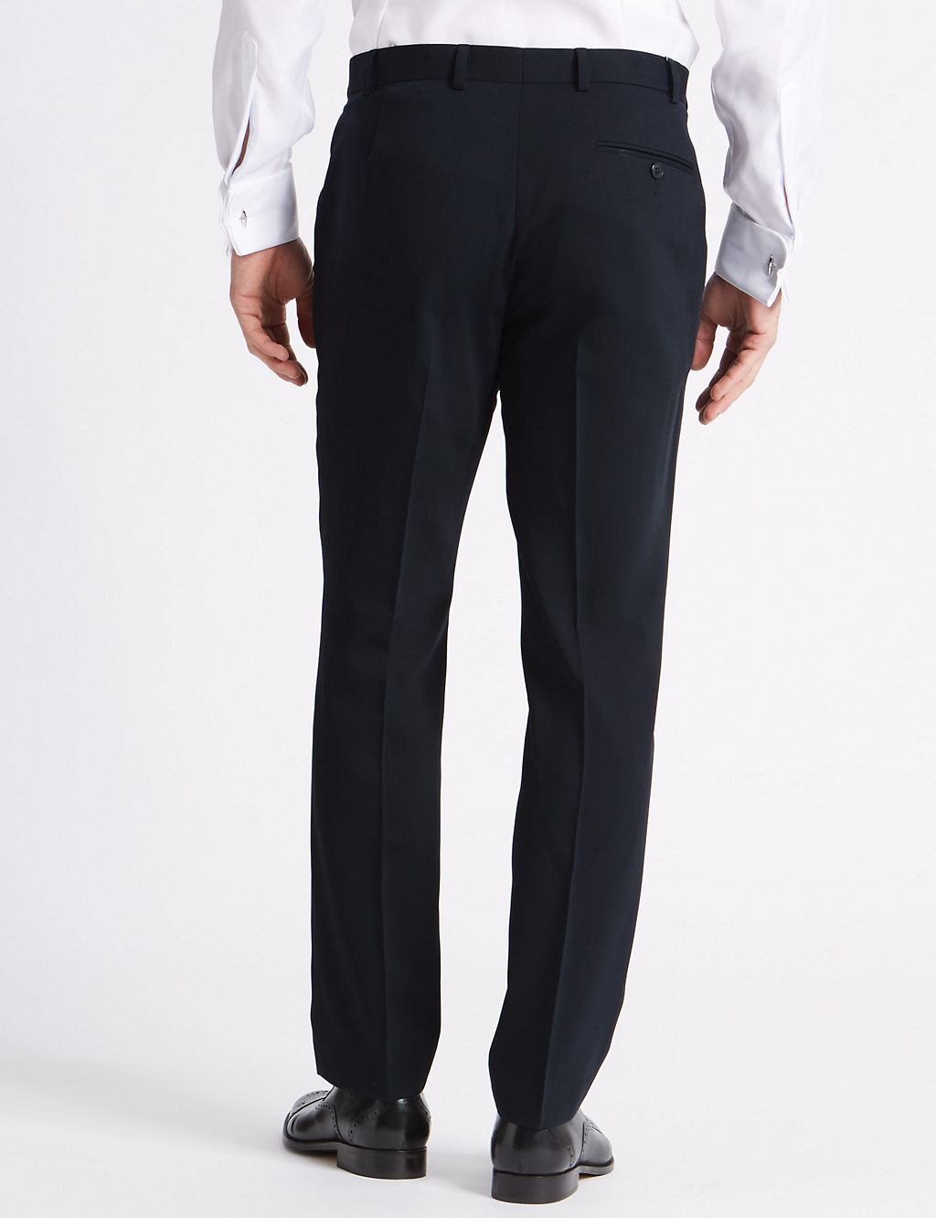 Big & Tall Navy Slim Fit Trousers 4 of 5