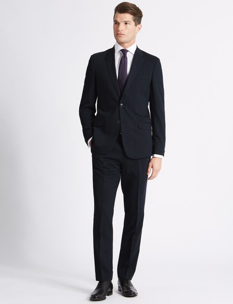 Big & Tall Navy Slim Fit Trousers 5 of 5