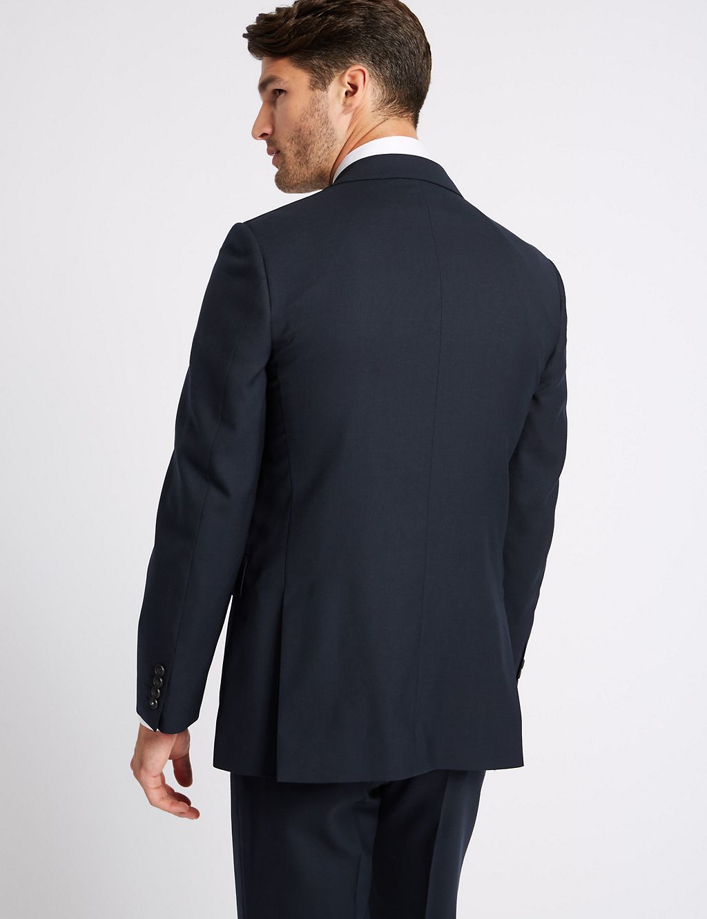 Big & Tall Navy Slim Fit Wool Jacket 8 of 8