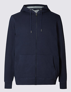 Big & Tall Pure Cotton Hoodie Image 2 of 5