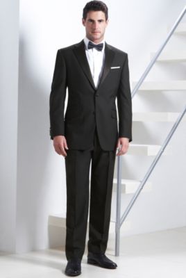 Big and Tall Black Suits - Big and Tall Tuxedo Dinner Jacket