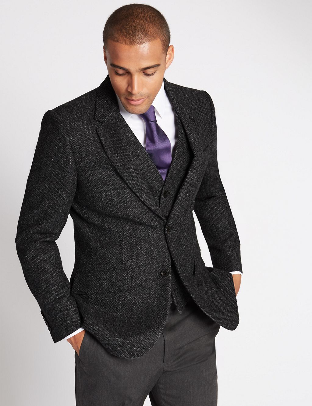 Big & Tall Pure Wool Tailored Fit Jacket 2 of 8