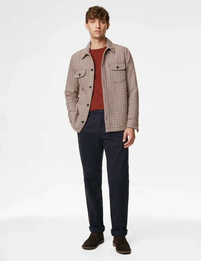 Big & Tall Regular Fit Stretch Chinos 3 of 5