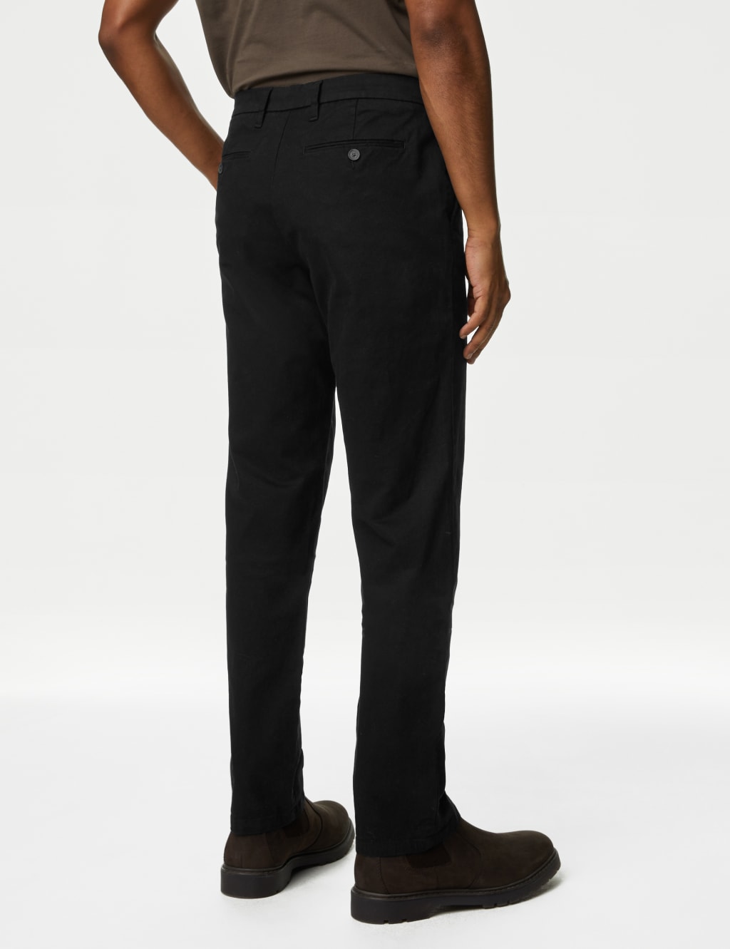 Big Tall Regular Fit Stretch Chinos M S Collection M S