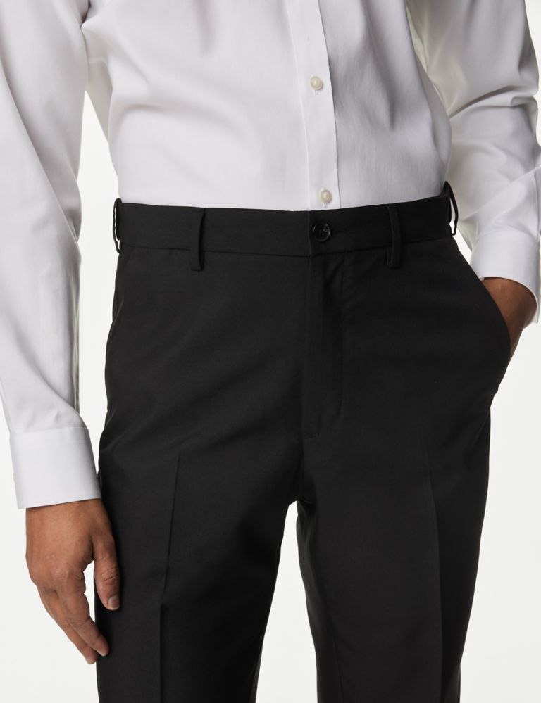 Big & Tall Regular Fit Trousers with Active Waist 3 of 7