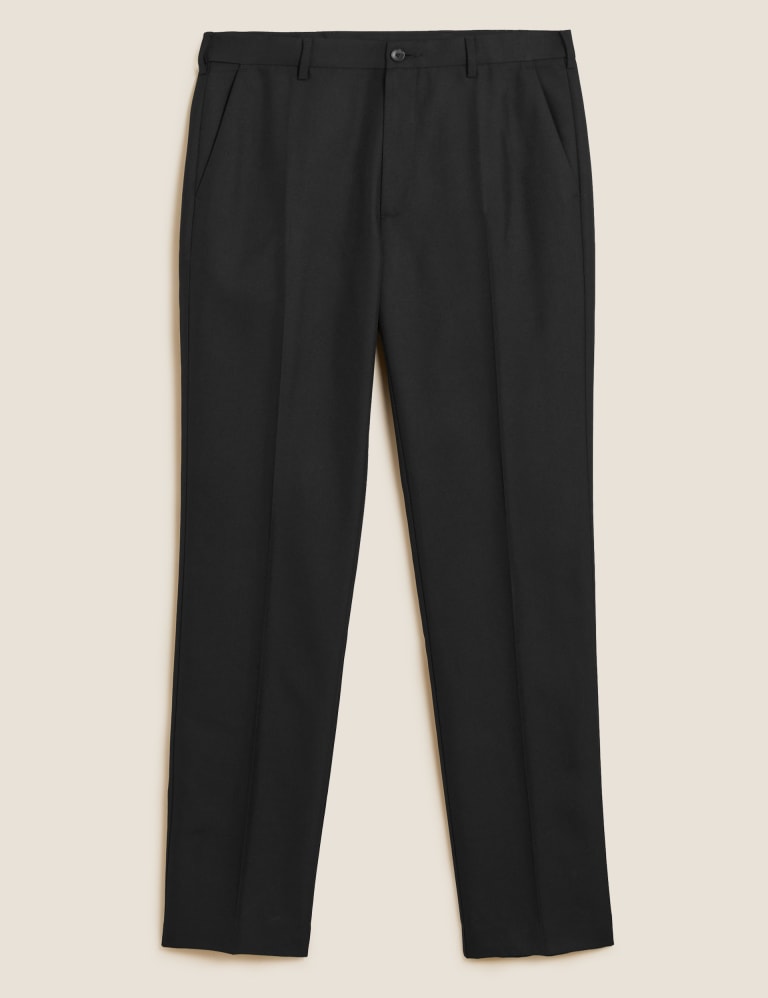 Big Tall Regular Fit Trousers with Active Waist