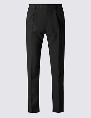 Big & Tall Regular Single Pleated Trousers Image 2 of 3