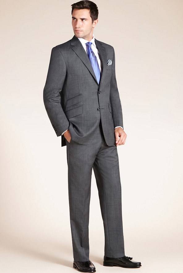 Big & Tall Sartorial Pure Wool 2 Button Suit Image 1 of 1