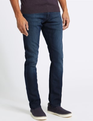 slim fit stretch travel jeans