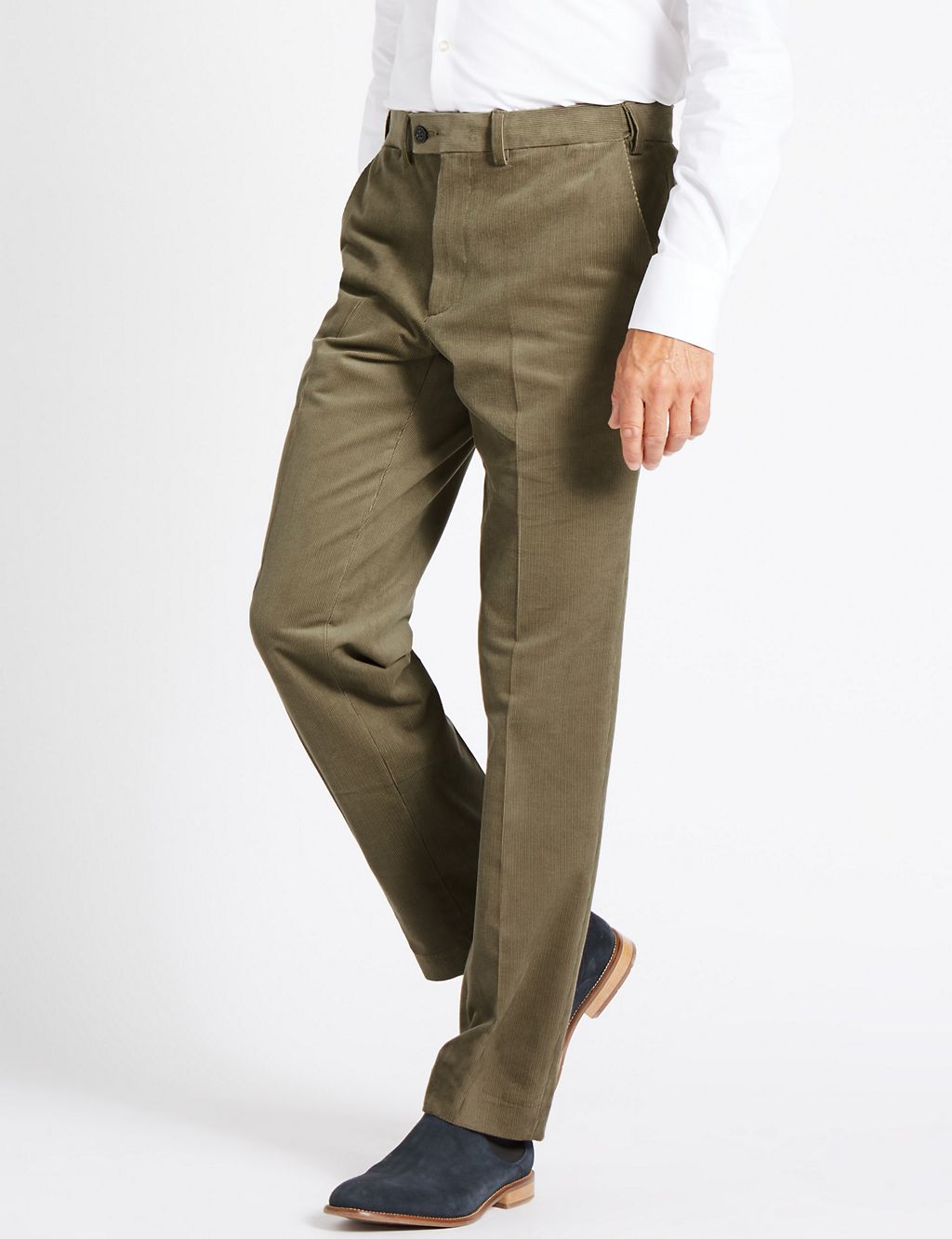 Big & Tall Tailored Fit Corduroy Trousers 2 of 4