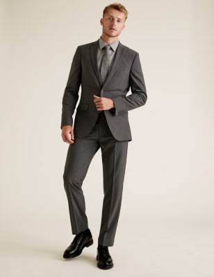 marks and spencer charcoal suit