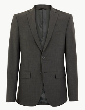 Big & Tall Tailored Fit Wool Blend Suit Jacket Image 2 of 7