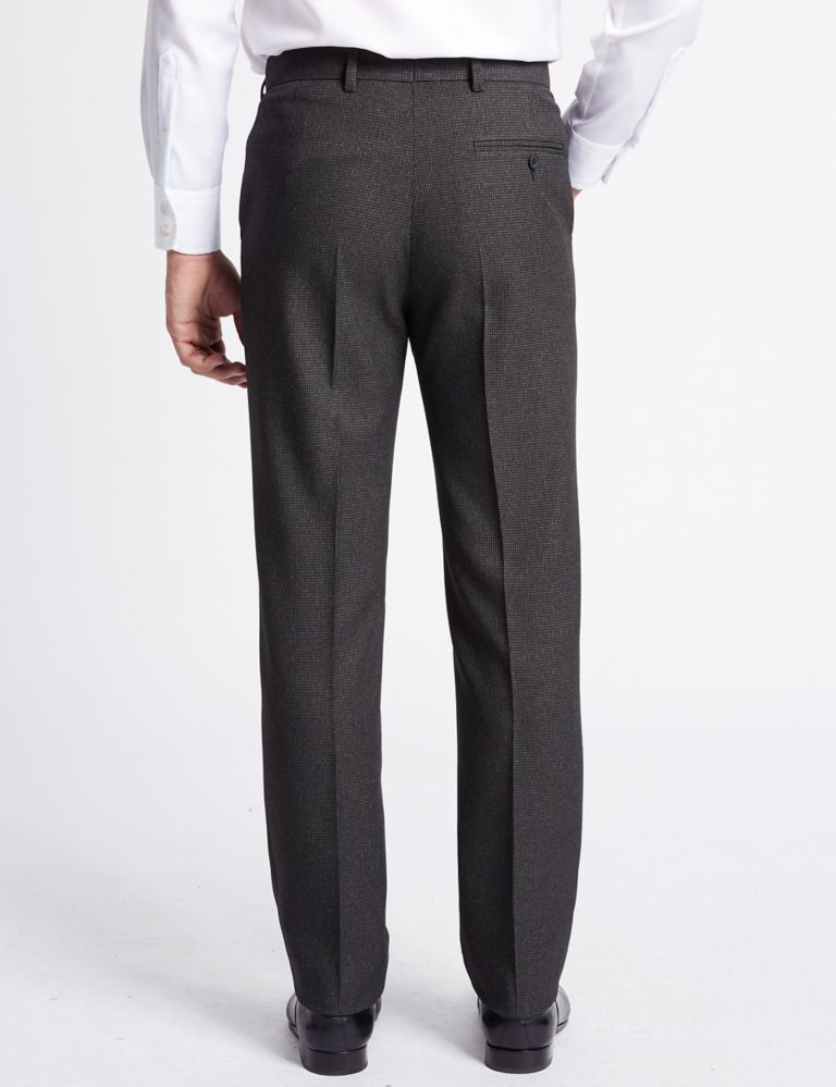 Big & Tall Textured Flat Front Trousers 4 of 4