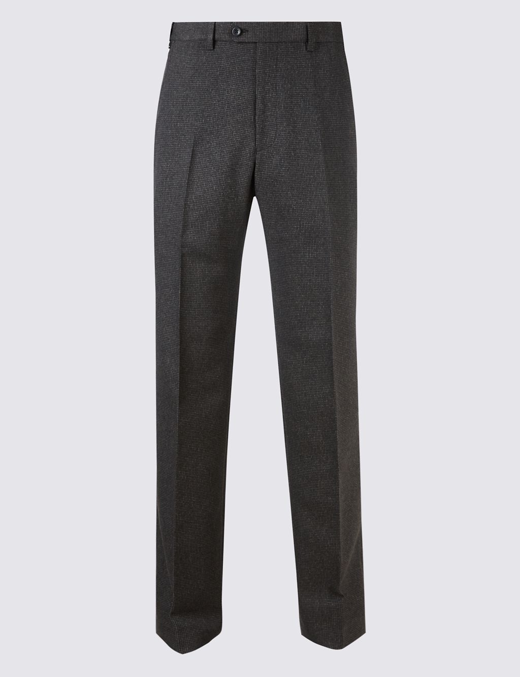 Big & Tall Textured Flat Front Trousers 1 of 4