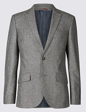 Big & Tall Textured Slim Fit Jacket Image 2 of 8