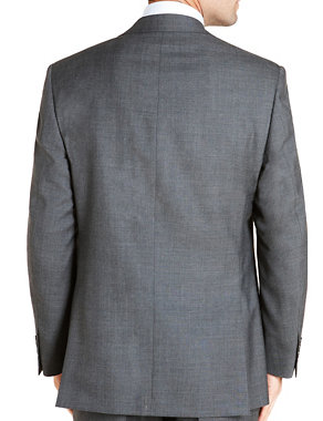 Big & Tall Ultimate Performance Wool Blend 2 Button Prince of Wales Checked Jacket Image 2 of 4