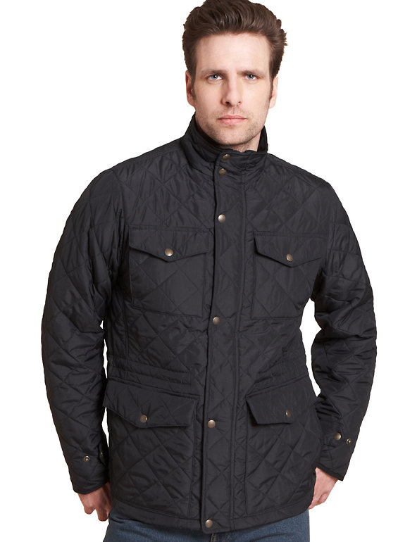Big & Tall Water Resistant Quilted Jacket Image 1 of 1