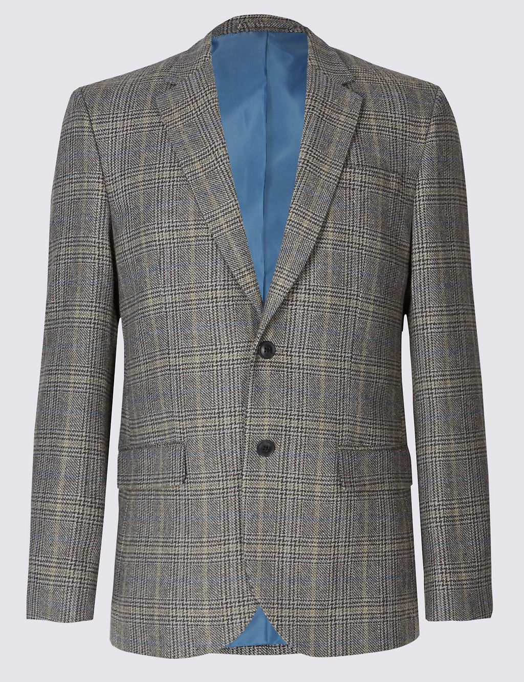Big & Tall Wool Blend Checked Jacket 3 of 7