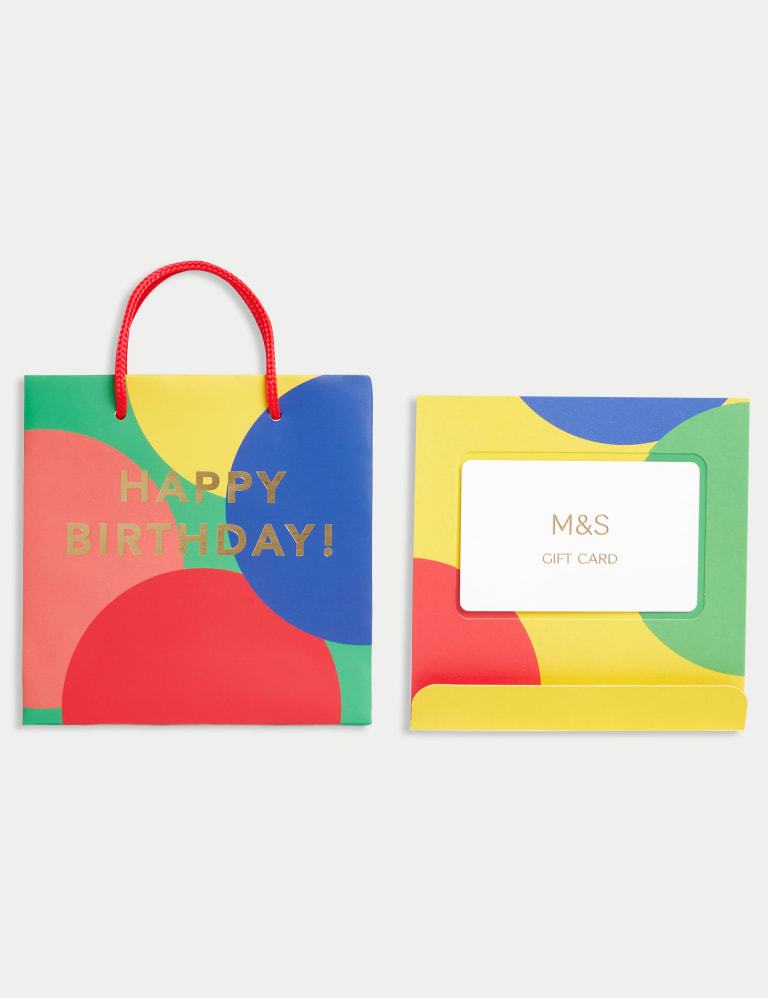 Birthday Bag Gift Card M S