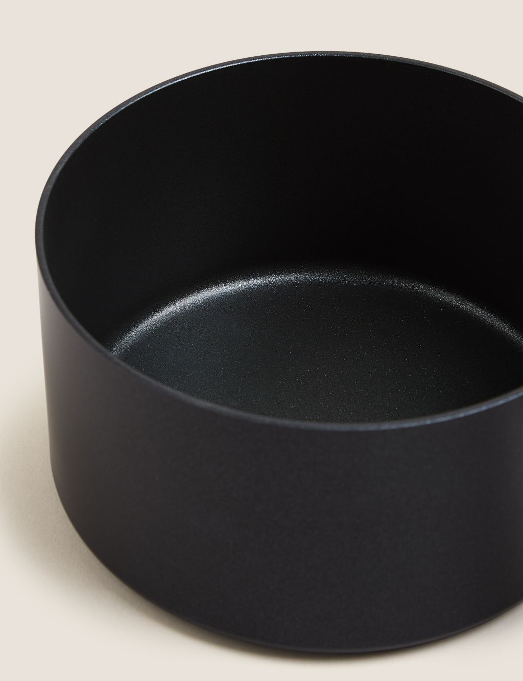 Black Aluminium 18cm Non-Stick Saucepan 1 of 4