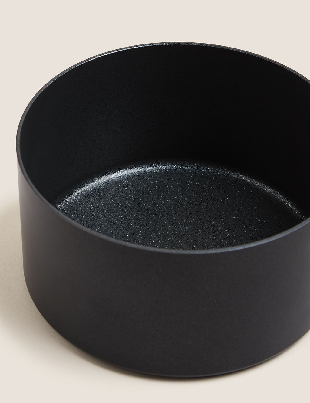 Black Aluminium 20cm Non-Stick Saucepan 1 of 4