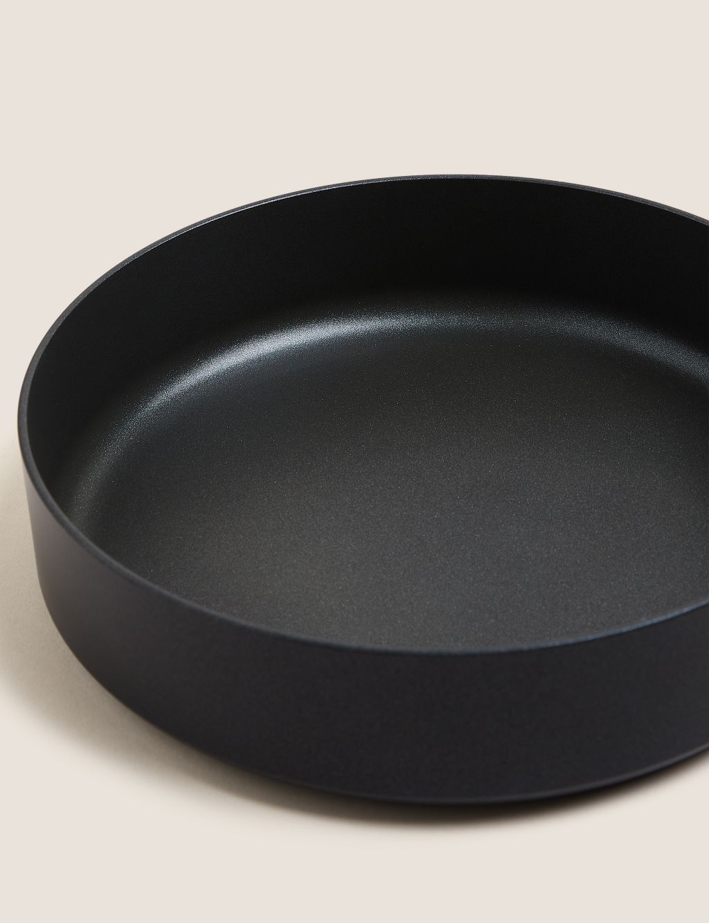 Black Aluminium 26cm Large Non-Stick Sauté Pan, M&S Collection