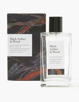 Black Amber Wood Eau De Toilette 100ml The Fragrance Collection M S