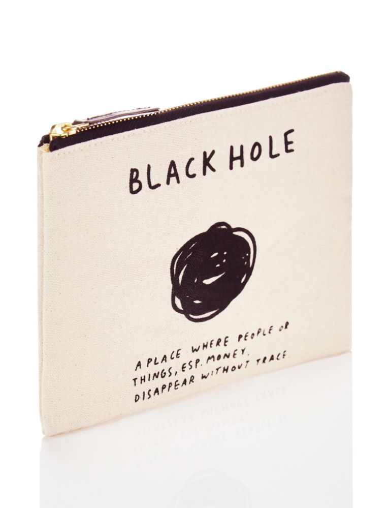Black Hole Zip-Up Pouch 2 of 2