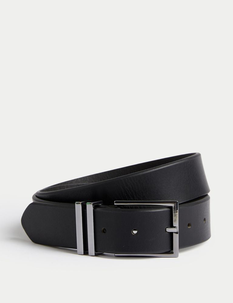 Black Leather Belt, M&S Collection
