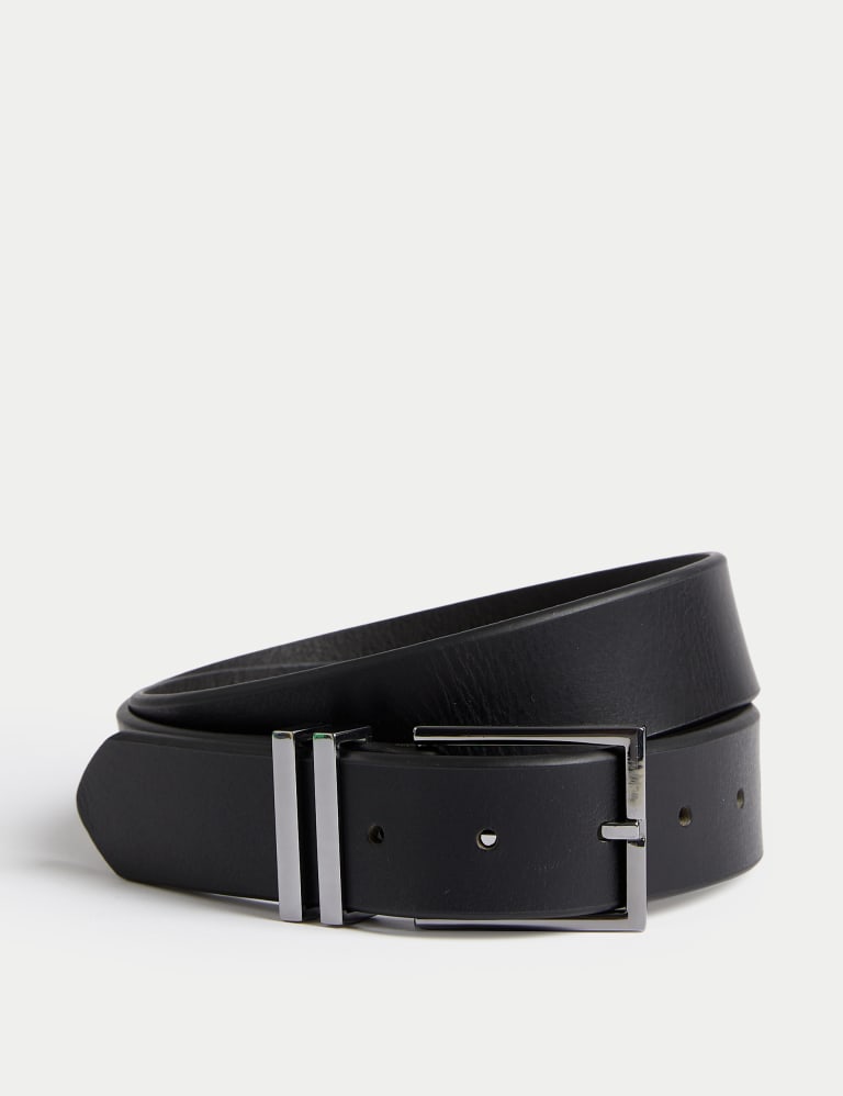 Black Leather Belt, M&S Collection