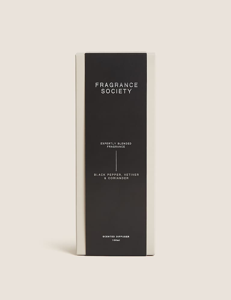 Black Pepper, Vetiver & Coriander 100ml Diffuser Fragrance Society M&S