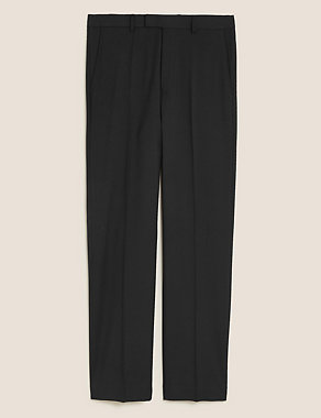 Black Regular Fit Trousers Image 2 of 8