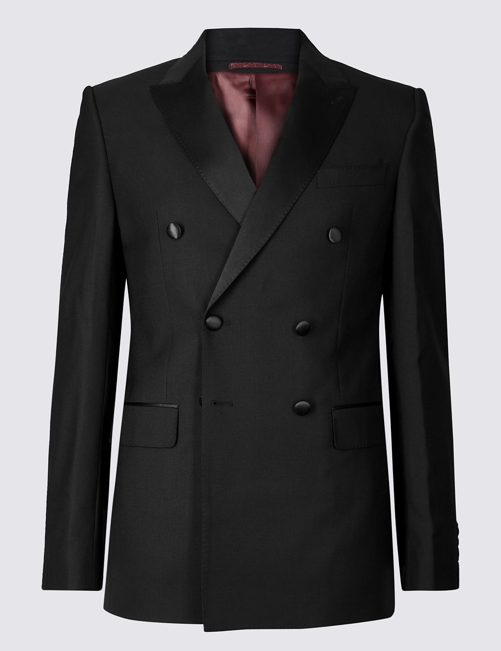 Black Regular Fit Wool Jacket 1 of 7