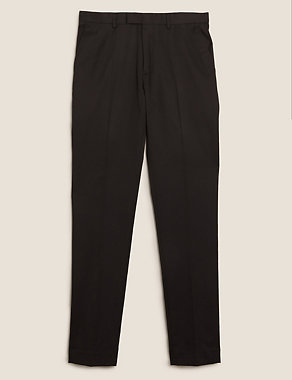 Black Skinny Fit Suit Trousers Image 2 of 6