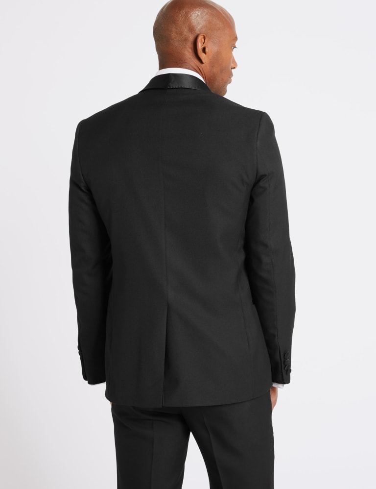 Black Slim Fit Dinner Jacket M&S Collection M&S