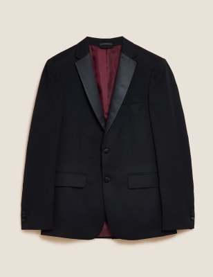 Black Slim Fit Dinner Suit Jacket | M&S Collection | M&S