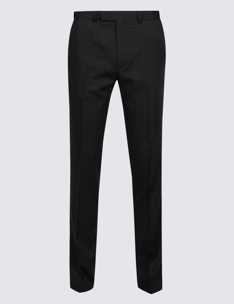 Black Slim Fit Trousers 2 of 5