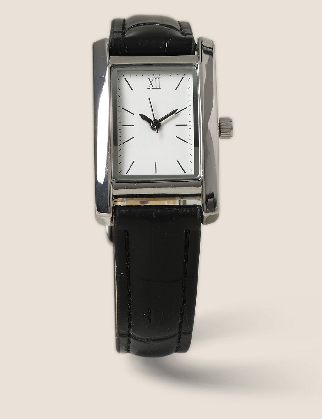 Black Square Face Watch | M&S Collection | M&S
