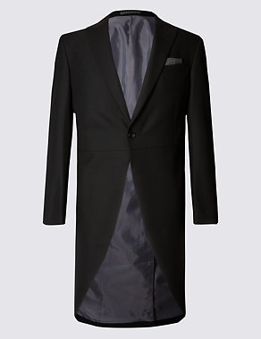 Black Tailored Fit Jacket Image 2 of 6