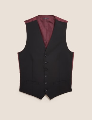 black jacket and waistcoat