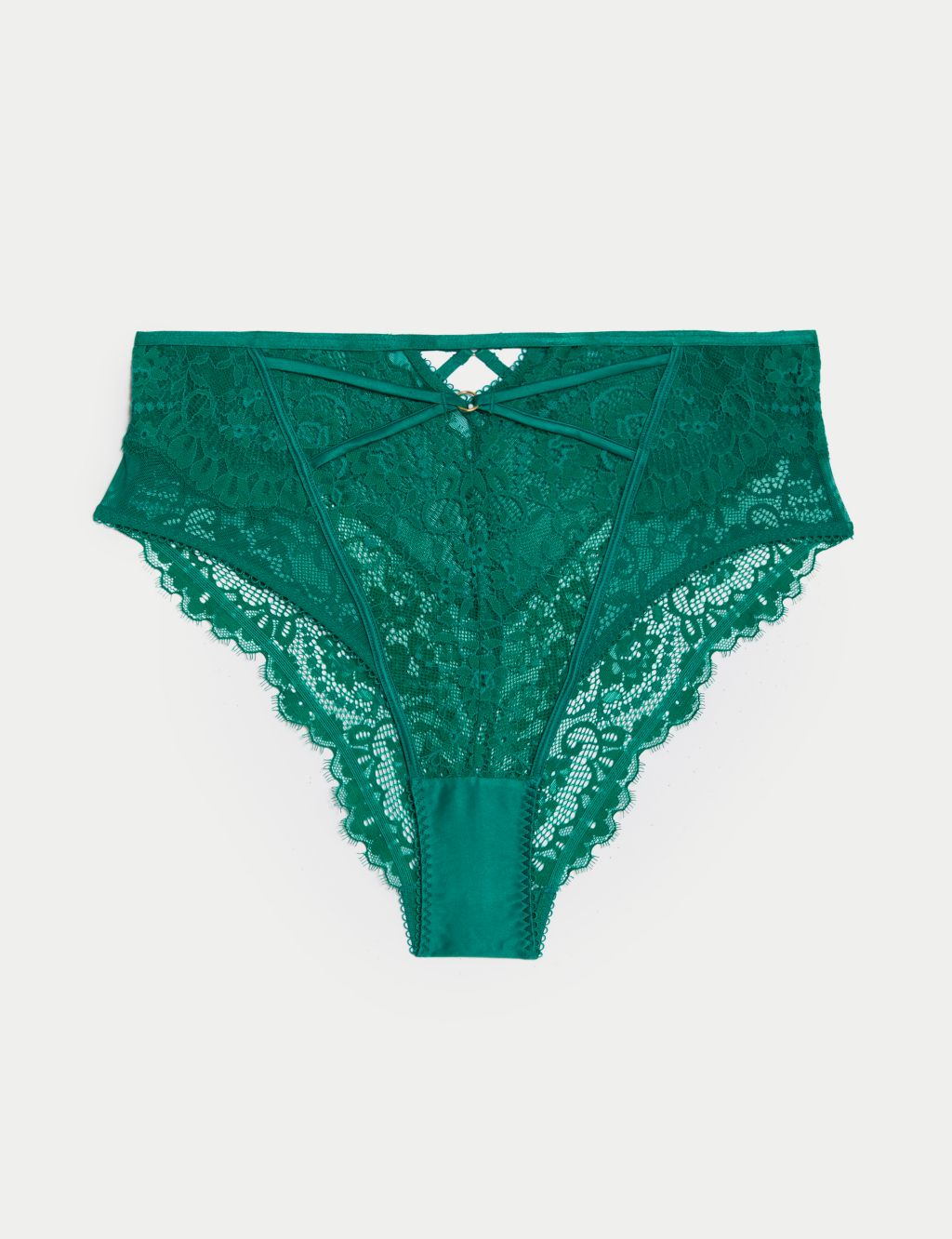 Blanca Lace High Waisted Brazilian Knickers 1 of 6