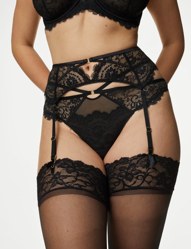 Stockings and suspenders m&s top
