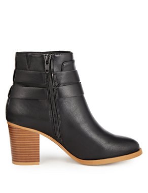 Block Heel Ankle Boots with Insolia® Image 2 of 5