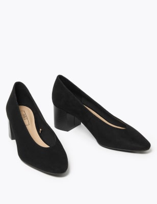 Marks and spencer hot sale block heel shoes