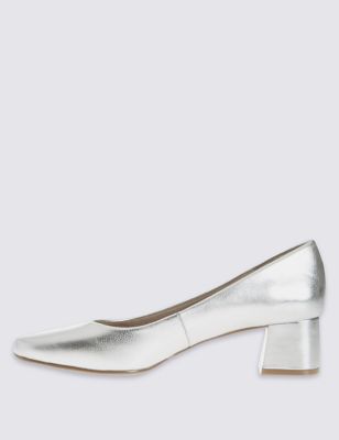 silver court shoes marks and spencer
