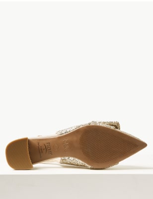 marks and spencer jewelled kitten heels