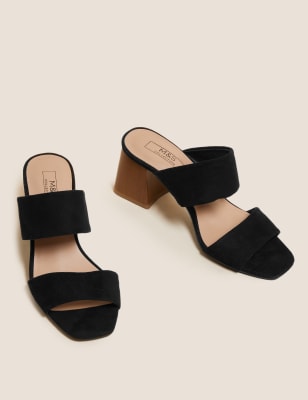block heel mules