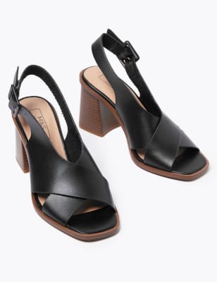 Marks and best sale spencer block heel