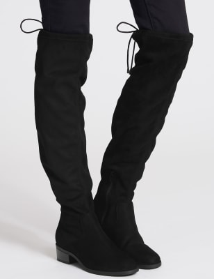 Marks and spencer long black clearance boots