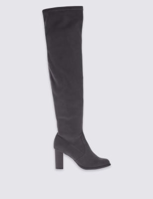 marks and spencer knee length boots